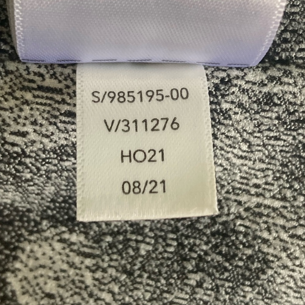 Athleta Elation Textured Tight Charcoal Floral Leggings Size L - Picture 11 of 12